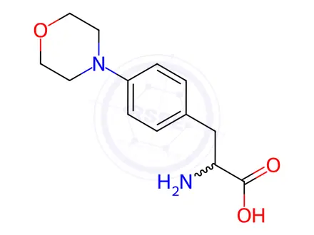 Chemical structure of rac-Melphalan EP Impurity B