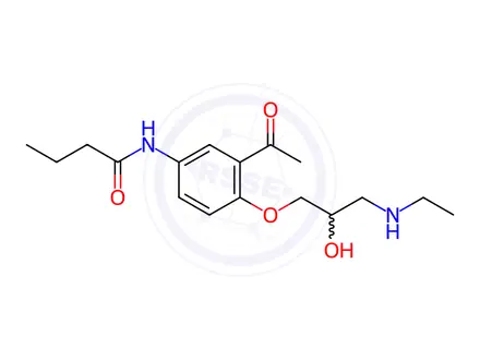 Chemical structure of Acebutolol EP Impurity I