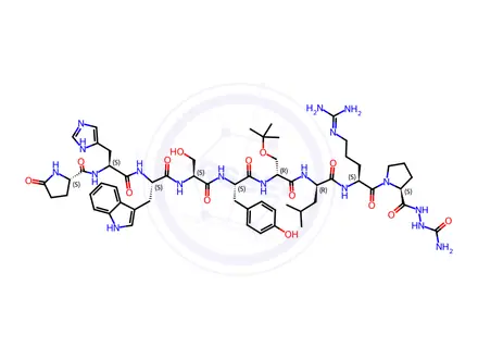 Chemical structure of Goserelin Impurity 12 (Goserelin EP Impurity L)