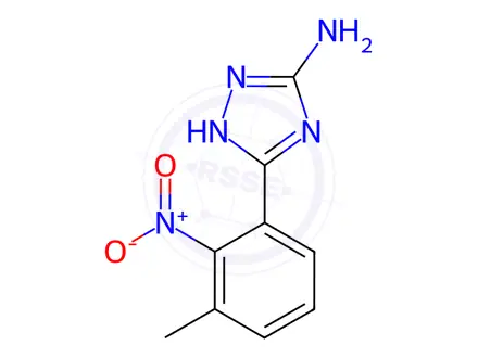 Chemical structure of 5-Amino-3-(3-methyl-2-nitrophenyl)-1H-1,2,4-triazole