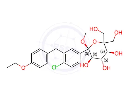 Chemical structure of Ertugliflozin Impurity 31