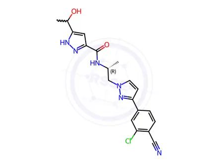 Chemical structure of Darolutamide Impurity 4