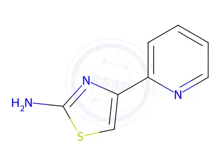 Chemical structure of 4-(2-Pyridinyl)-1,3-thiazol-2-ylamine Dihydrobromide