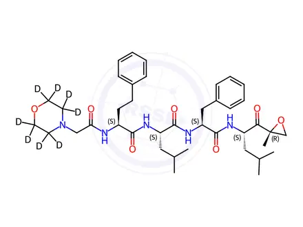 Chemical structure of Carfilzomib D8