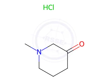 Chemical structure of 1-Methylpiperidin-3-one hydrochloride