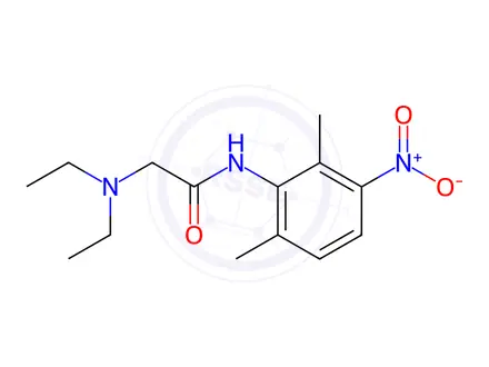 Chemical structure of 3-Nitro Lidocaine