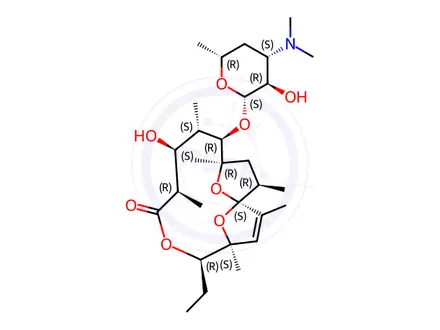 Chemical structure of Erythromycin EP Impurity I