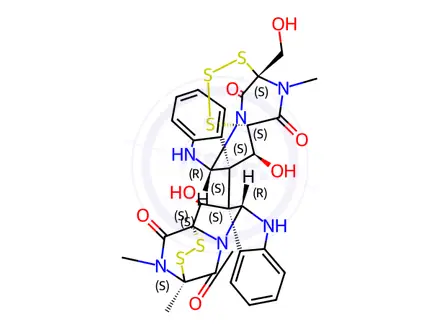 Chemical structure of Verticillin C