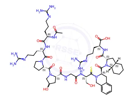 Chemical structure of Icatibant Acetate Impurity 17