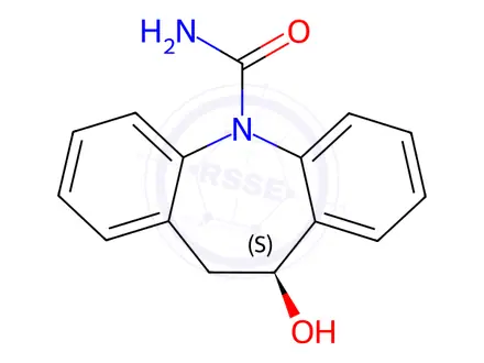 Chemical structure of Licarbazepine Impurity 2(Licarbazepine S-Isomer)