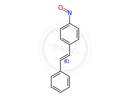 Chemical structure of 4-nitrosostilbene