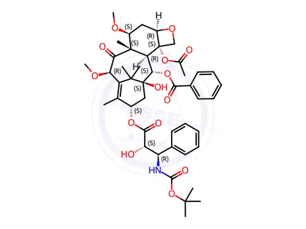 Chemical structure of Cabazitaxel Impurity 8
