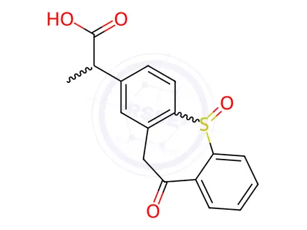 Chemical structure of Zaltoprofen Impurity 3 (Zaltoprofen S-Oxide)