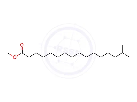 Chemical structure of METHYL 15-METHYLHEXADECANOATE