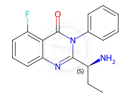 Chemical structure of Idelalisib Impurity 6