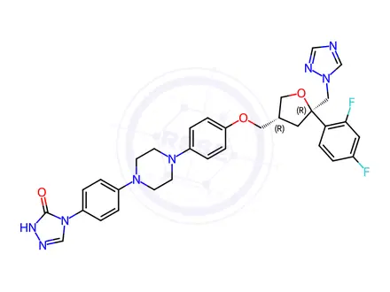 Chemical structure of Posaconazole Impurity 96