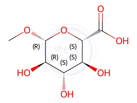Chemical structure of Methyl β-Glucuronide