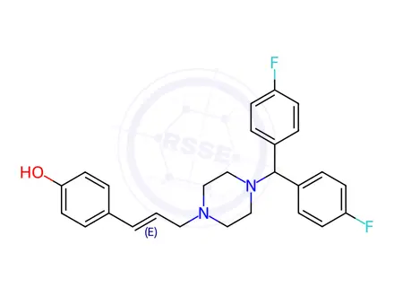 Chemical structure of Flunarizine Impurity 7