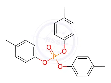 Chemical structure of Tri-p-tolylphosphate