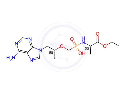 Chemical structure of Tenofovir Alafenamide Fumarate Impurity 21