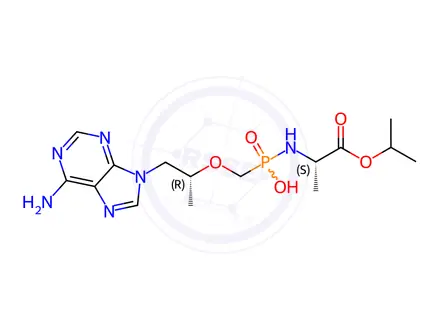 Chemical structure of Tenofovir Alafenamide Impurity 27