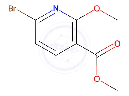 Chemical structure of Methyl 6-bromo-2-methoxynicotinate