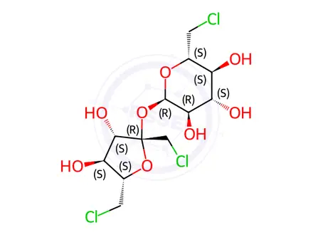 Chemical structure of Sucralose Impurity 2 (Sucralose EP Impurity B)