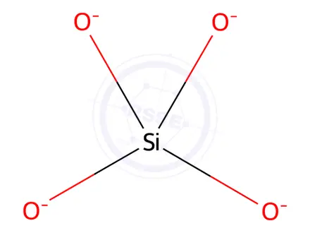 Chemical structure of strontium silicate