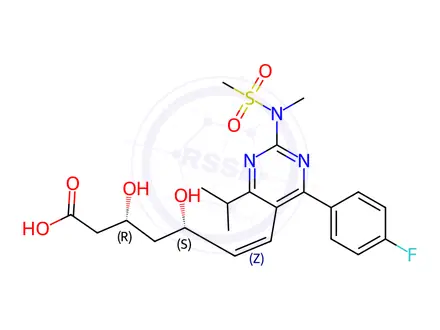 Chemical structure of Rosuvastatin Impurity 135
