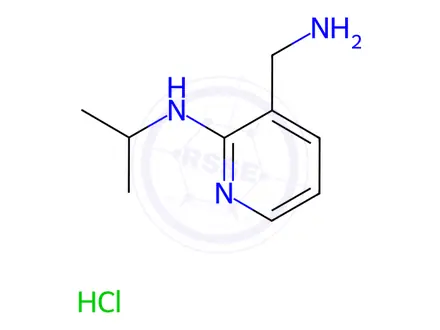 Chemical structure of 3-(Aminomethyl)-N-isopropylpyridin-2-amine hydrochloride