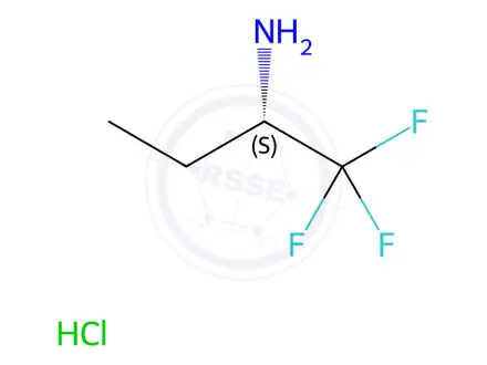 Chemical structure of (2s)-1,1,1-Trifluorobutan-2-amine hydrochloride