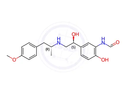 Chemical structure of Formoterol EP Impurity I (S,R-Isomer)