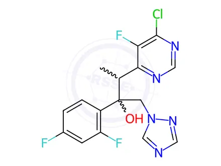 Chemical structure of Voriconazole Impurity 183