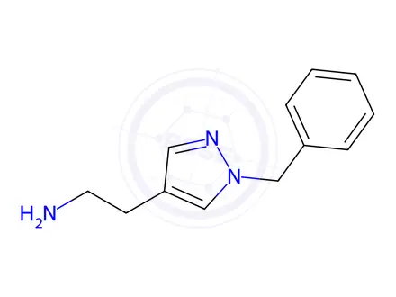 Chemical structure of 2-(1-Benzyl-1H-pyrazol-4-yl)ethan-1-amine Dihydrochloride