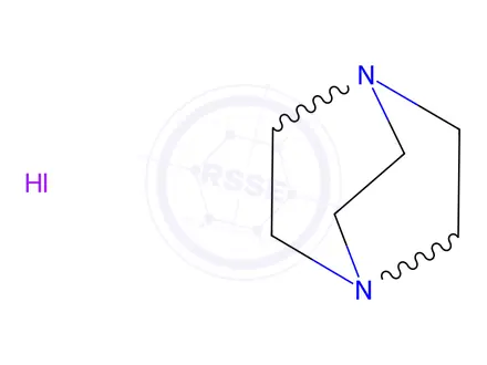 Chemical structure of 1,4-Diazabicyclo[2.2.2]octane Dihydriodide