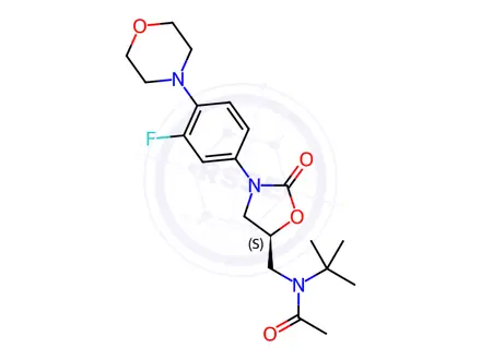 Chemical structure of Linezolid Impurity 12