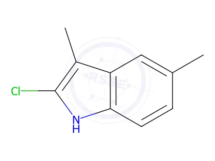 Chemical structure of 2-Chloro-3,5-dimethyl-1H-indole