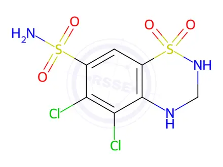 Chemical structure of Hydrochlorothiazide EP Impurity D