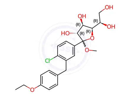 Chemical structure of Dapagliflozin Impurity 83
