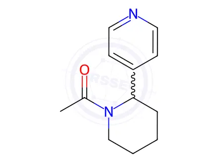 Chemical structure of 1-(2-(Pyridin-4-yl)piperidin-1-yl)ethanone