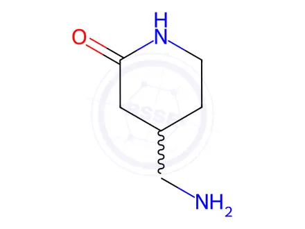 Chemical structure of 4-Aminomethyl-2-piperidone