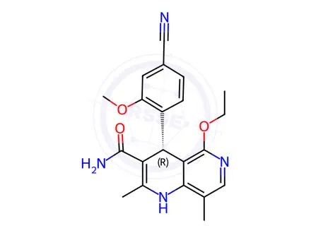 Chemical structure of Finerenone Impurity 2