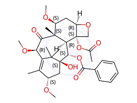 Chemical structure of Cabazitaxel Impurity 12