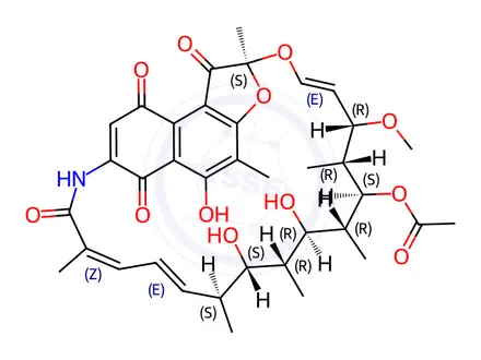 Chemical structure of Rifabutin Impurity 6