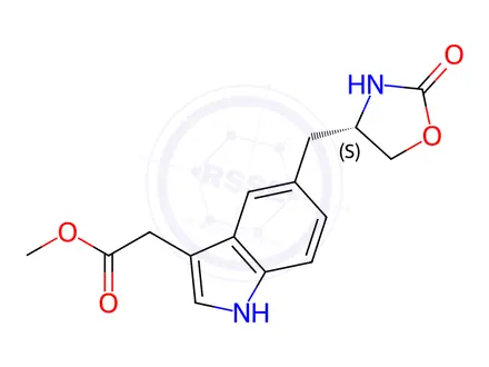 Chemical structure of Zolmitriptan Impurity 37