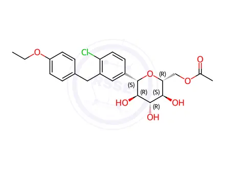 Chemical structure of Dapagliflozin Impurity 23