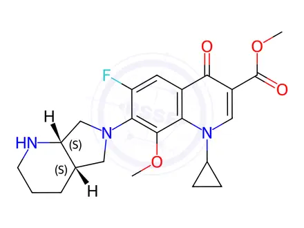 Chemical structure of Moxifloxacin EP Impurity H