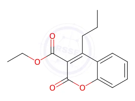 Chemical structure of Ethyl 2-oxo-4-propyl-2H-chromene-3-carboxylate