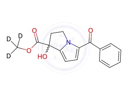 Chemical structure of Ketorolac Trometamol Impurity 9-d3 (Ketorolac Trometamol EP Impurity G-d3)