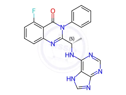 Chemical structure of Idelalisib Impurity 12